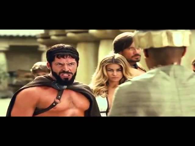 300 vs Meet the Spartans, This is SPARTA Spoof scene, Movie Laze