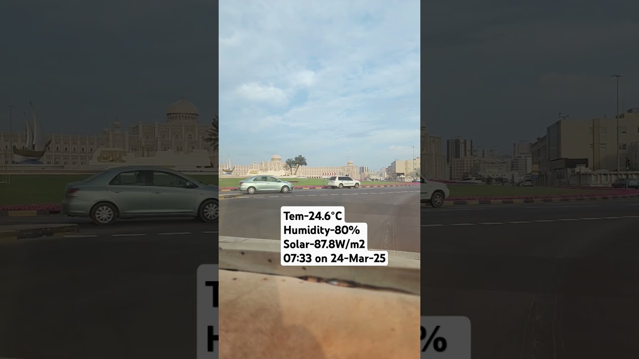 Sharjah weather now 💕☺️☺️☺️ 