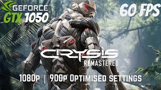CRYSIS Remastered GTX 1050 60 FPS Optimised Settings Gameplay