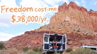 How Much Does Vanlife Cost?  What I Spend in a Year