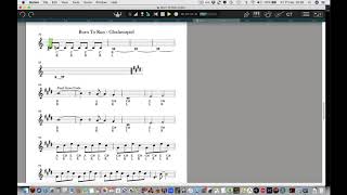 Born To Run Glockenspiel -  Sheet Music Performance