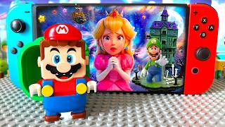 Lego Mario Enters Nintendo To Save Princess & Luigi Super Mario Galaxy Story