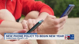 New phone policy to begin in Christian County Schools