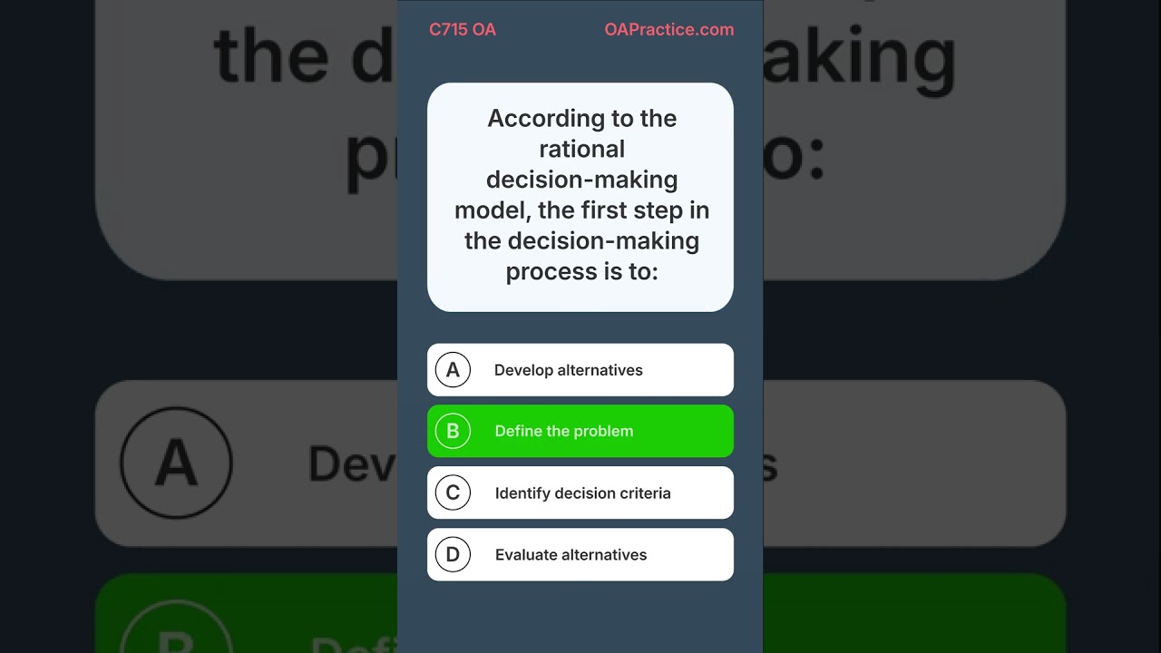 Crack It in Seconds! ⚡ Smart Trick for WGU C715 OA Questions