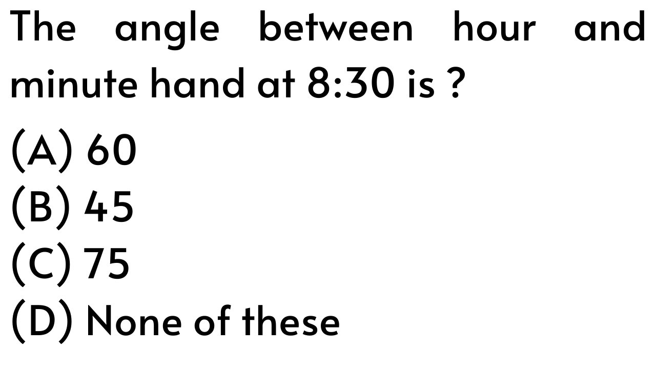The Angle Between Hour And Minute Hand At 8 30 Is PPSC Math Urdu the-angle-between-hour-and-minute-hand-at-8-30-is-ppsc-math-urdu
