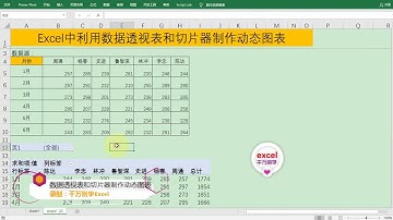 Excel教學 | Excel中利用数据透视表和切片器制作动态图表，简单高效！