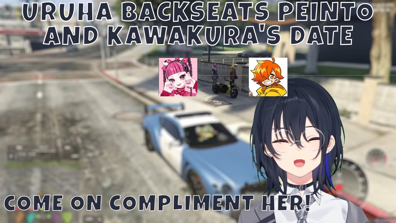 [VSPO]URUHA BACKSEATS PEINTO AND KAWAKURA'S DATE IN MADTOWN GTA[EN Clips]