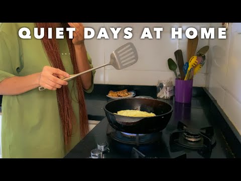 Simple, quiet days at home🍳🧺