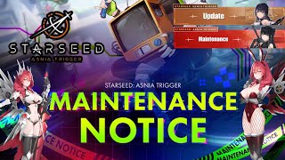 MACHINA RETURNS!! DO YOU SUMMON? MAINTENANCE TONIGHT!! - (STARSEED: Asnia Trigger) 