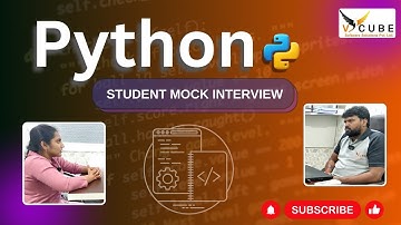 Python mock interview 2024 |  student mock inter view | PYTHON Interview for Fresher |  V cube