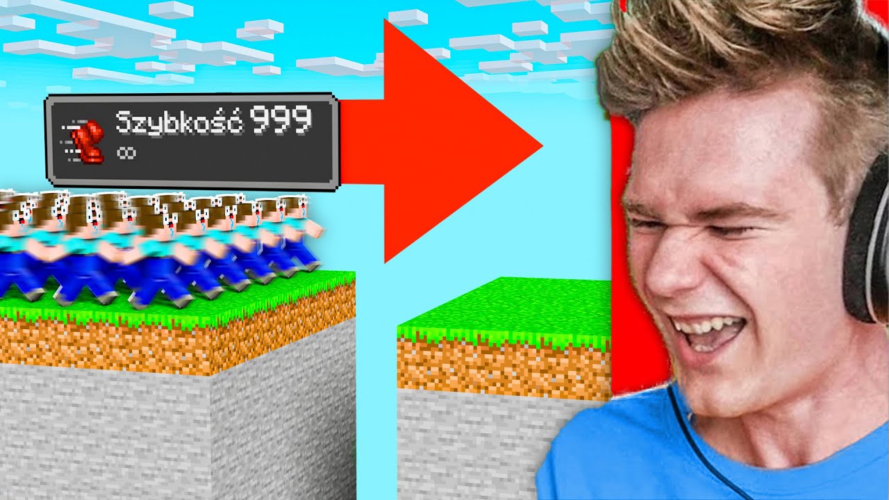 KTO OSTATNI ZOSTANIE z PRĘDKOŚCIĄ x999 = WYGRYWA 🤯 | Minecraft Extreme