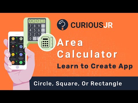 Area Calculator | Calculate the area of Circle, Square and Rectangle | Create an app