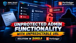 Unprotected Admin Functionality with Unpredictable URL | Solution in Bangla | PortSwigger screenshot 4