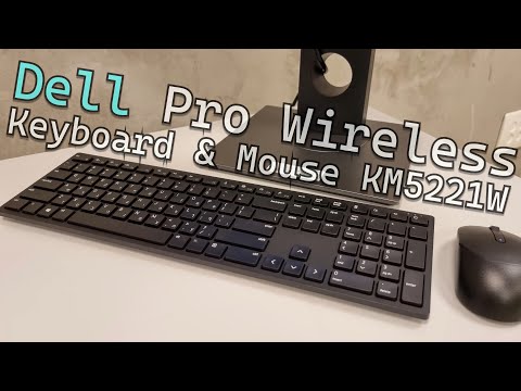 Teclado e mouse sem fio Dell Pro — KM5221W