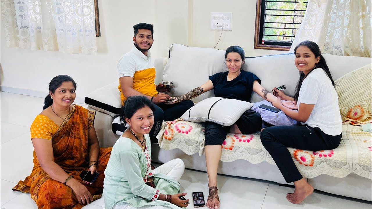 मामाच्या घरी Engagement ची खूप सारी  तयारी..😀fameli vlog ❤️