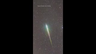 Fireball Smashes Into Atmosphere During Orionids Meteor Shower