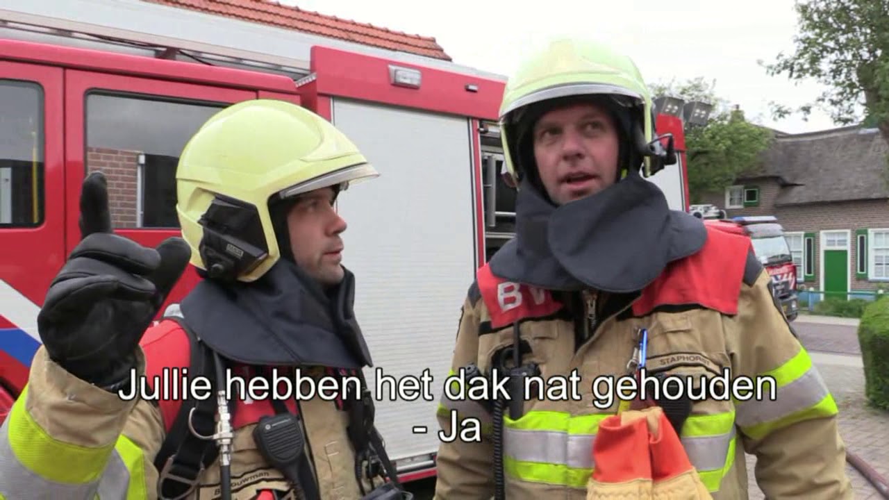 Film van Brandweer Staphorst voor brandweer expositie