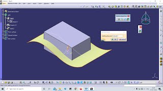 Surface-Based Feature Toolbar - Split, Thick Surface,Closed Surface,Sew Surface||CATIA V5 Tutorial