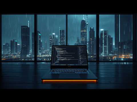 Luxury Focus Music for Coding 💻 Cyberpunk Office Background Music Mix 2026