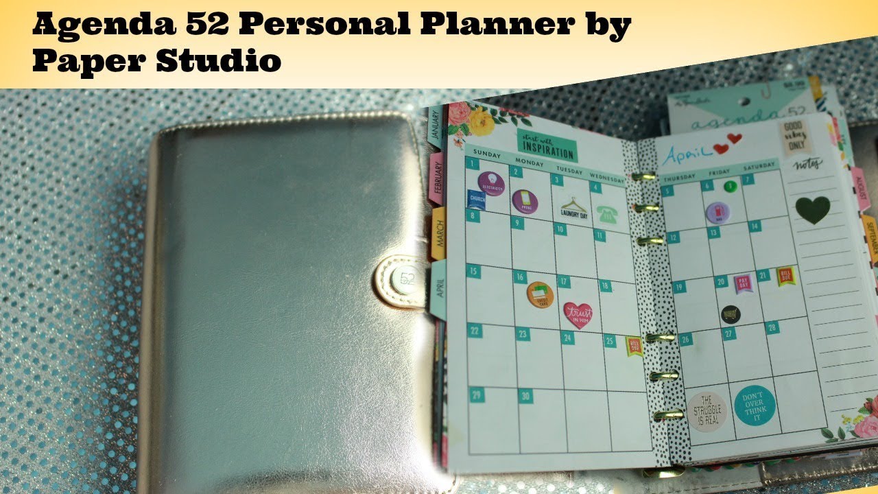 My Planner Agenda 52 @ Hobby Lobby First Impressions/Flip Through 