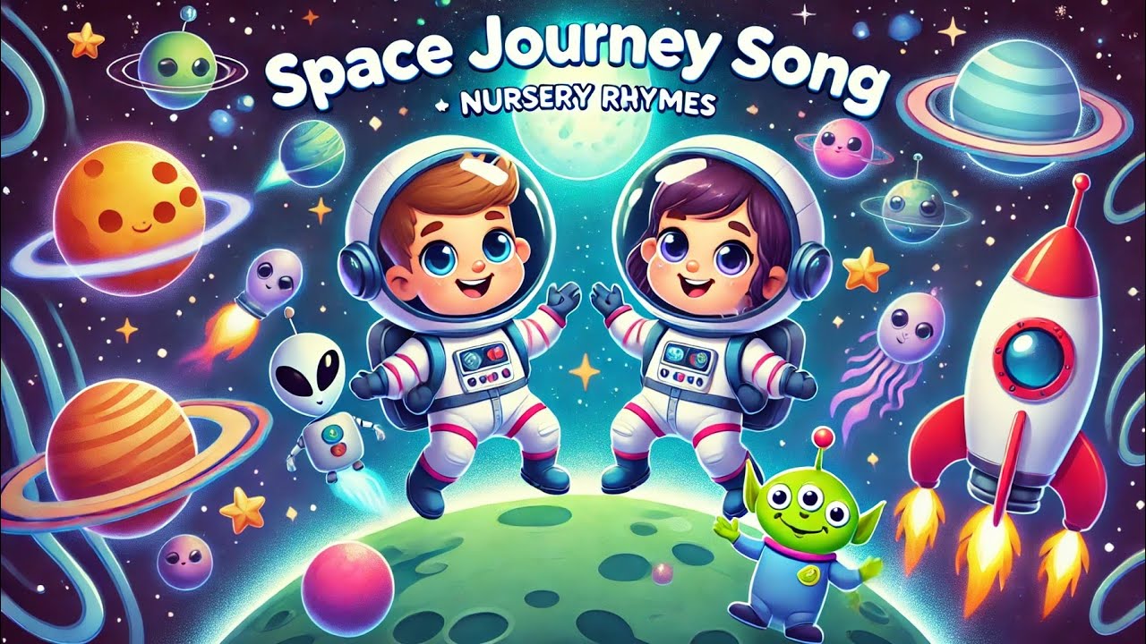 Space Journey Nursery Rhymes Song | Fun & Educational Kids Song