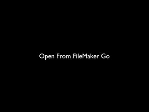 Open Database Using FileMaker Go - YouTube