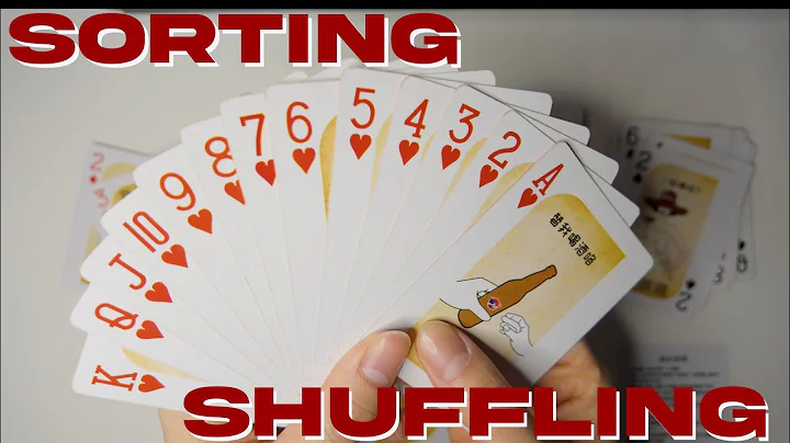 ASMR Card Shuffling & Sorting 1 Hour (No Talking)
