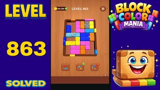 Block Color Mania – Level 863 | Fast & Clean Solution