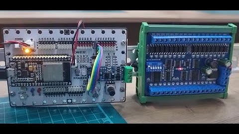 N4D3E16 with Arduino ESP32 3 serial ports  rs485 communication 16DI 16DO RS485 Modbus RTU Remote I/O