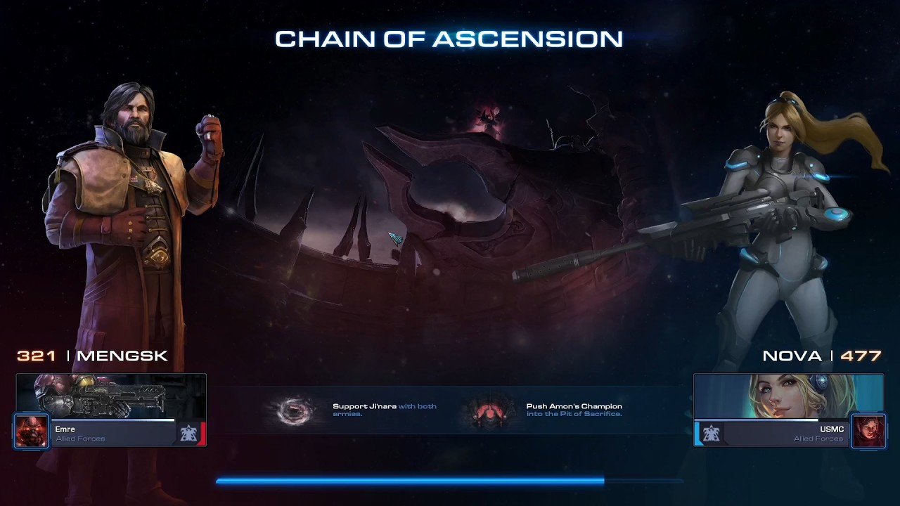 StarCraft 2 Co-op – Mengsk & Nova | Chain of Ascension Brutal
