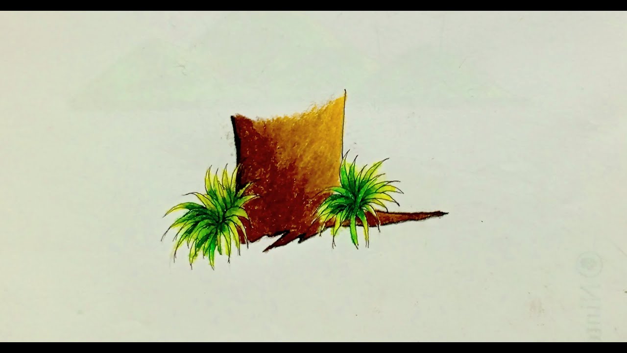 How to Draw Realistic Grass Easy Step by Step Tutorial - YouTube