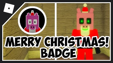 HOW TO GET MERRY CHRISTMAS BADGE IN PIGGY RP [WIP] [Remake] How to get SANTA PIGGY MORPH in Piggy RP