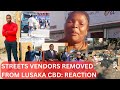 Street vendors removed from lusaka cbd