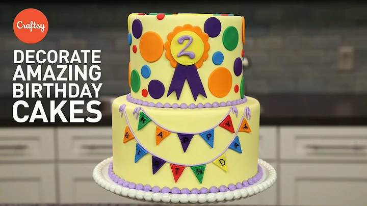 Amazing Birthday Cakes: 3 Easy Steps  | Fondant Cake Decorating Tutorial