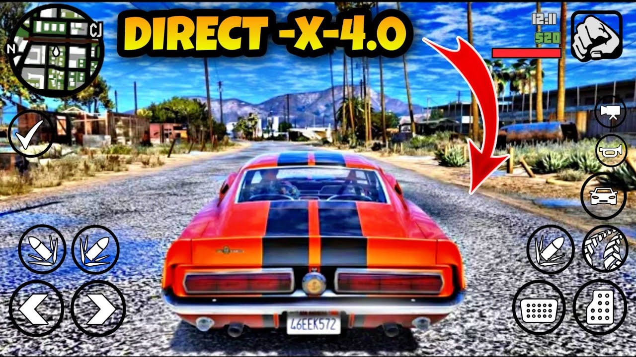 (2021) DIRECT X 4.0🔥 MOD FOR GTA SA ANDROID APK