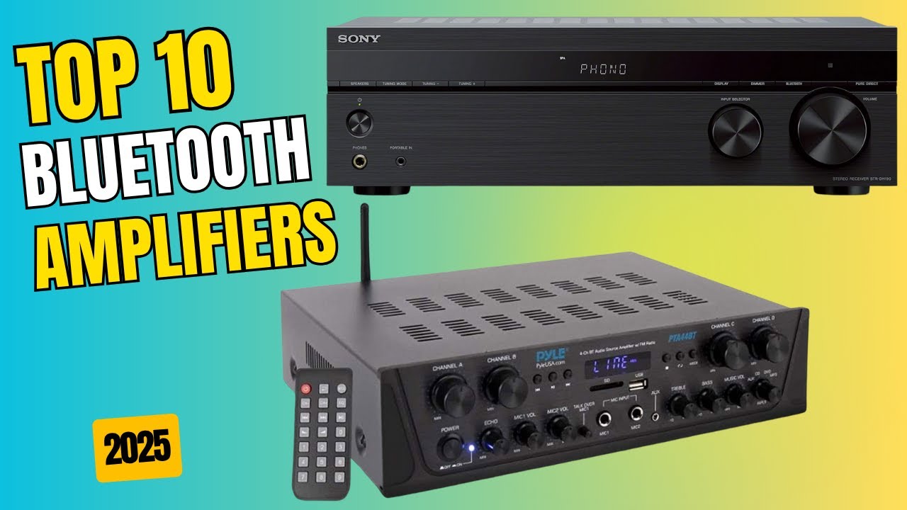 Best Bluetooth Amplifiers 2025 | Top 10 Best Bluetooth Amplifiers for Wireless Home Audio