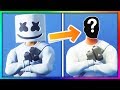 15 Fortnite MASKED Skins FACE REVEALED! (Marshmello)