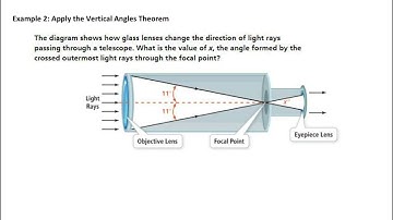 Apply the Vertical Angles Theorem