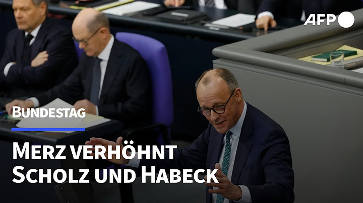 Merz verhöhnt Scholz und Habeck als Totalversager | AFP