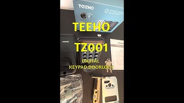 TEEHO TZ001 Keypad Door Lock - Review How to Setup and Configure