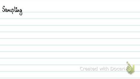 A2 Level Math: Sampling - Basics