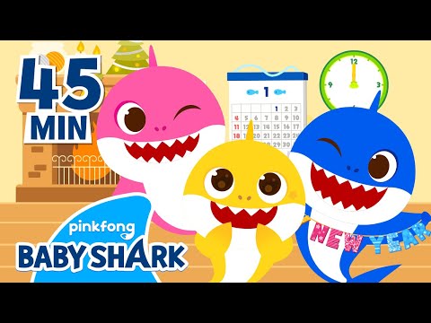 New Year Song with Baby Shark! | +Compilation | Happy New Year 2022 | Baby Shark Official