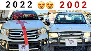 Evolution of Toyota Hilux (2002) to ( 2022)