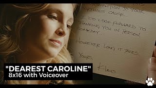 Caroline reads Klaus' letter [WITH Voice over] TVD 8x16