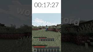 world record for self-murder 17:27 seconds #minecraft #minecraftshorts #gaming #gamingshorts