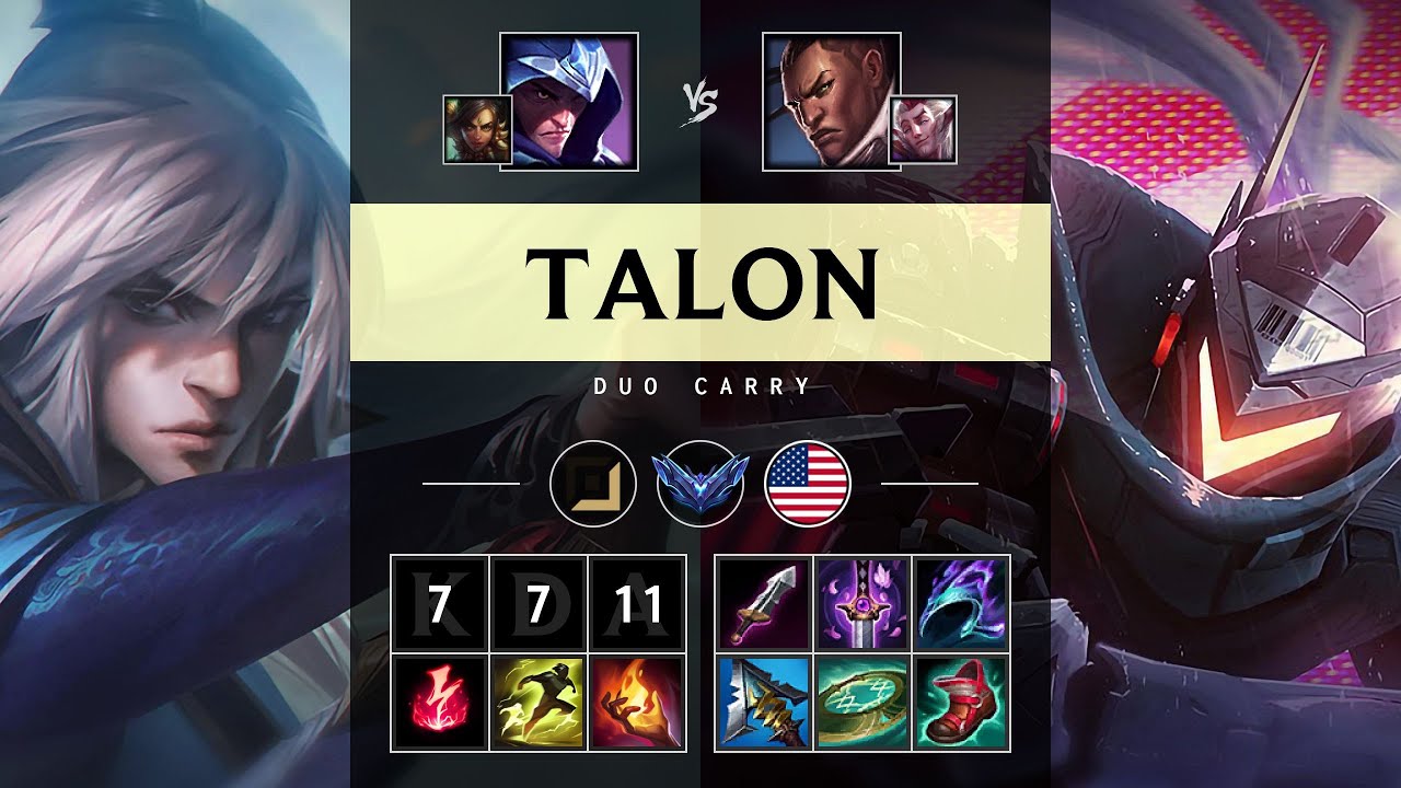 Talon ADC vs Lucian - NA Diamond Patch 25.20