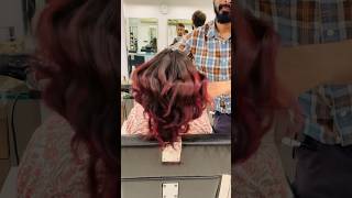 Hair Colour Cool Red Balayage Technic