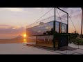 Shipping Container House with mirrors 2x20 &amp; 2x40 ft