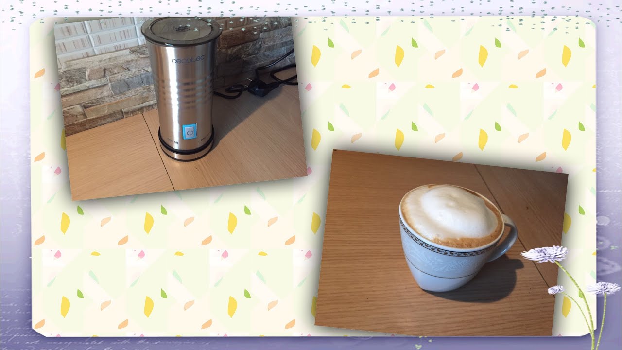 Cecotec Espumador de leche Power Latte Spume 4000. 500 W, Capacidad de  115ml, Sin Cables, 3 Modos de Funcionamiento, Todo Tipo de Leche, Base 360º