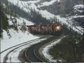 CP 5803 EAST STALLS AT THE UPPER SPIRAL TUNNEL